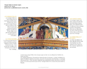 Analyse de peinture : Vierges folles et vierges sages, peint au XVIe siècle, plafond de la cathédrale Sainte-Cécile, Albi.