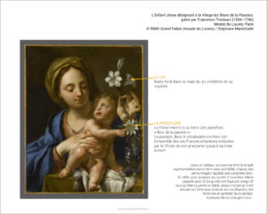 Analyse de tableau : L’Enfant Jésus désignant à la Vierge les fleurs de la Passion, peint par Francesco Trevisani (1656-1746). Musée du Louvre, Paris.