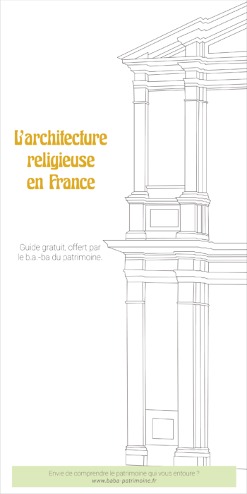 Couverture du guide "L'architecture religieuse en France"